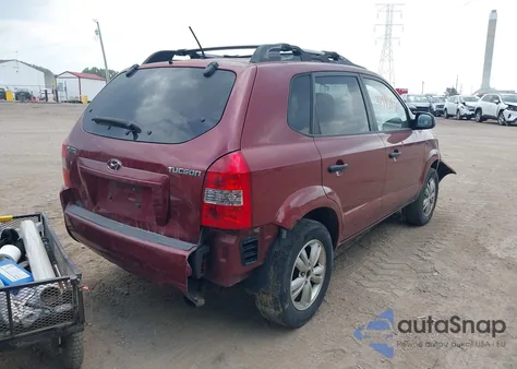 2009 Hyundai Tucson Gls из США, поврежденный, VIN KM8JM12B79U961306